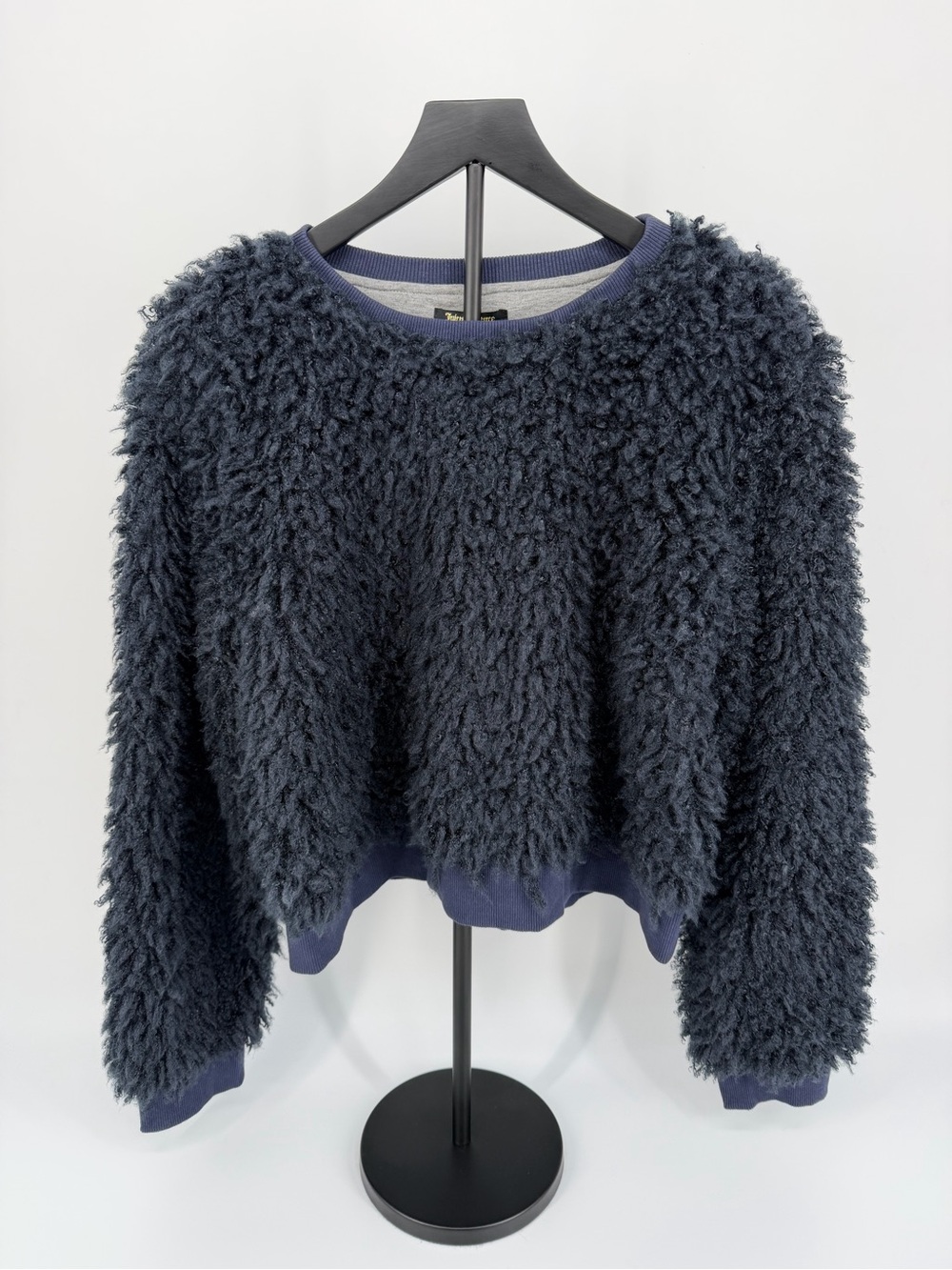 Juicy Couture Black Label Parisian Night Curl Fur Pullover NWT